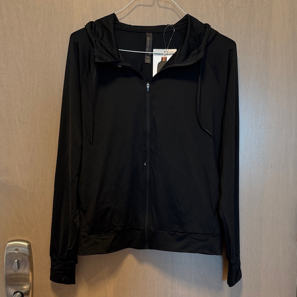 Mondetta Black Women's Hooded Jacket